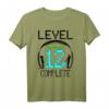 12. Geburtstag Jungen Gamer T-Shirt - Level 12 Complete Gaming Outfit für den perfekten Geburtstag, ideal für Videospiel-Fans und Zocker