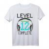 12. Geburtstag Jungen Gamer T-Shirt - Level 12 Complete Gaming Outfit für den perfekten Geburtstag, ideal für Videospiel-Fans und Zocker