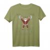Merry Liftmas Hässlicher Weihnachtspullover mit Weihnachtsmann  Lustiges Fitnessstudio T-Shirt für Kraftsport und Weihnachten