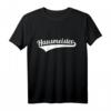 Hausmeister T-Shirt mit Retro Schriftzug  Robuste Berufsbekleidung für Ordnung und Reparaturen in Wohnungen, Häusern und Büros