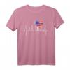 New York Skyline Herzschlag T-Shirt mit USA Flagge  Perfektes Geschenk für NYC Fans, Besucher und Einwohner