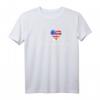 New York Skyline Herzschlag T-Shirt mit USA Flagge  Perfektes Geschenk für NYC Fans, Besucher und Einwohner