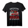 Feuerwehr Schulanfang T-Shirt für Kinder - Lustiges Geschenk zum Einschulungstag mit Feuerwehrmotiv