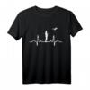 Modellflug Herzschlag EKG RC Flugzeug Flieger T-Shirt  Perfektes Geschenk für Hobby-Piloten, RC Flieger & Modellflug-Fans
