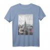 New York City T-Shirt mit Skyline und US-Flagge  Perfektes Souvenir für NYC-Besucher und Fans