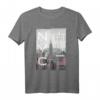 New York City T-Shirt mit Skyline und US-Flagge  Perfektes Souvenir für NYC-Besucher und Fans