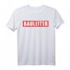 Bauleiter I Bauarbeiter Baustelle T-Shirt mit rotem Schriftzug  Ideale Geschenkidee für Bauprofis, robustes Arbeitskleidungsstück