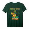 Geburtstag Shirt für Jungen & Mädchen mit Bausteine Thema - Perfekt für Kindergeburtstag, Party & Geschenk ab 2, 3, 4, 5, 6, 7, 8, 9, 10 Jahren