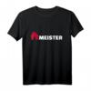 Hausmeister T-Shirt mit stilisiertem Haus  Klassische Arbeitskleidung für Profis im Gebäudemanagement