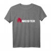 Hausmeister T-Shirt mit stilisiertem Haus  Klassische Arbeitskleidung für Profis im Gebäudemanagement