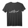 Segelfliegen Segelflieger Evolution Geschenk T-Shirt  Perfektes Geschenk für Flugbegeisterte, Piloten & Modellbauer