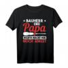 Bauherren Hausbau Papa T-Shirt 2023 - Lustiges Geschenk für Bauherren, Hausbauer & Baufeiern