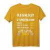Lustiges Fliesenleger Stundenlohn T-Shirt  Perfektes Geschenk für Handwerker, Bodenleger & Fliesenleger bei Bau und Renovierung