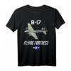 B-17 Flying Fortress T-Shirt  2. Weltkrieg US Army Air Force Design, perfektes Geschenk für Luftfahrt- und Geschichtsbegeisterte