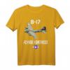 B-17 Flying Fortress T-Shirt  2. Weltkrieg US Army Air Force Design, perfektes Geschenk für Luftfahrt- und Geschichtsbegeisterte