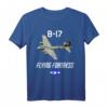 B-17 Flying Fortress T-Shirt  2. Weltkrieg US Army Air Force Design, perfektes Geschenk für Luftfahrt- und Geschichtsbegeisterte