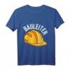 Lustiges Bauleiter T-Shirt mit Bauarbeiter Helm - Perfekte Geschenkidee für Bauprofis, Straßenbau, Hochbau & Sanierung