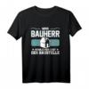 Kinder Bauherren Hausbau Heimlicher Chef Mini Bauherr 2023 T-Shirt  Perfekt als Richtfest- und Baumeister-Geschenk für kleine Bauleiter