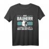 Kinder Bauherren Hausbau Heimlicher Chef Mini Bauherr 2023 T-Shirt  Perfekt als Richtfest- und Baumeister-Geschenk für kleine Bauleiter