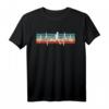 Retro Laufen Marathon Joggen Herzschlag EKG Läufer Motiv T-Shirt - Lustiges Geschenk für Jogger, Marathonläufer & Ausdauersportfans