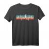 Retro Laufen Marathon Joggen Herzschlag EKG Läufer Motiv T-Shirt - Lustiges Geschenk für Jogger, Marathonläufer & Ausdauersportfans