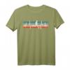 Retro Laufen Marathon Joggen Herzschlag EKG Läufer Motiv T-Shirt - Lustiges Geschenk für Jogger, Marathonläufer & Ausdauersportfans