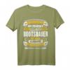 Lustiges Bootsbauer Geschenk T-Shirt - Humorvolles Schiff & Hafen Motiv für Geburtstage, Weihnachten & Kollegen