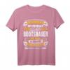 Lustiges Bootsbauer Geschenk T-Shirt - Humorvolles Schiff & Hafen Motiv für Geburtstage, Weihnachten & Kollegen
