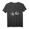 Surrealistisches Hai & Oktopus im Weltraum T-Shirt  Vintage Design für Weltraum-, Nautik- & Kunstfans