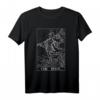 The Fool Tarotkarte Gothic Halloween T-Shirt  Düsteres Tarot Design mit Narren, perfekt für Halloween, Karneval & Okkult-Fans