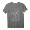 The Fool Tarotkarte Gothic Halloween T-Shirt  Düsteres Tarot Design mit Narren, perfekt für Halloween, Karneval & Okkult-Fans