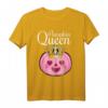 Kürbis Queen T-Shirt  Süßes Halloween Kostüm für Frauen, Mädchen & Kinder mit Jack O'Lantern Motiv