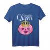 Kürbis Queen T-Shirt  Süßes Halloween Kostüm für Frauen, Mädchen & Kinder mit Jack O'Lantern Motiv