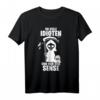 Sarkastisches Halloween T-Shirt - So Viele Idioten Und Nur Eine Sense lustiges Spruch-Shirt für Halloween & Party