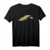 Bean Pod Handgefertigtes Kunst T-Shirt mit Aquarell-Design  Einzigartige, kunstvolle Kleidung für Kunstliebhaber