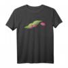 Bean Pod Handgefertigtes Kunst T-Shirt mit Aquarell-Design  Einzigartige, kunstvolle Kleidung für Kunstliebhaber