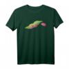 Bean Pod Handgefertigtes Kunst T-Shirt mit Aquarell-Design  Einzigartige, kunstvolle Kleidung für Kunstliebhaber