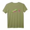 Bean Pod Handgefertigtes Kunst T-Shirt mit Aquarell-Design  Einzigartige, kunstvolle Kleidung für Kunstliebhaber