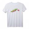 Bean Pod Handgefertigtes Kunst T-Shirt mit Aquarell-Design  Einzigartige, kunstvolle Kleidung für Kunstliebhaber