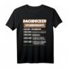 Lustiges Dachdecker Spruch T-Shirt | Geschenkidee für Handwerker | Humorvolles Berufskleidungsgeschenk