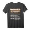 Lustiges Dachdecker Spruch T-Shirt | Geschenkidee für Handwerker | Humorvolles Berufskleidungsgeschenk
