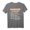 Lustiges Dachdecker Spruch T-Shirt | Geschenkidee für Handwerker | Humorvolles Berufskleidungsgeschenk