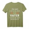 Herren Dachdecker Vater Zimmermann Handwerker T-Shirt mit Spruch - Lustiges Geschenk für Bauarbeiter, Zimmerer und Handwerker zum Vatertag