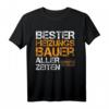 Herren Heizungsbauer Heizungsbau Handwerker T-Shirt - Vintage Retro Design für Heizungsprofis, Meister & Azubi