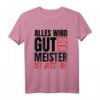 Lustiges Handwerker T-Shirt 'Alles Wird Gut Der Meister Ist Jetzt Da'  Geschenk für Bauarbeiter, Hobby-Bastler und Handwerksliebhaber