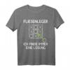 Lustiges Retro Fliesenleger Handwerker T-Shirt  Perfektes Geschenk für Fliesenleger, Heimwerker & Rentner zum Geburtstag, Weihnachten & Vatertag