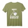 Warte Ich hole mein Werkzeug - Lustiges Schrauber & Handwerker T-Shirt mit Hammer & Klebeband Motiv, perfekt als Geschenk für Hobby und Profi bei Vatertag, Muttertag, Geburtstag & Weihnachten