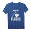 Warte Ich hole mein Werkzeug - Lustiges Schrauber & Handwerker T-Shirt mit Hammer & Klebeband Motiv, perfekt als Geschenk für Hobby und Profi bei Vatertag, Muttertag, Geburtstag & Weihnachten