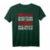 Damen Handwerker T-Shirt mit V-Ausschnitt - Lustiger Spruch 'Arbeite ruhig und zufrieden' für Bauarbeiterinnen & Werkstattarbeit