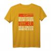 Damen Handwerker T-Shirt mit V-Ausschnitt - Lustiger Spruch 'Arbeite ruhig und zufrieden' für Bauarbeiterinnen & Werkstattarbeit